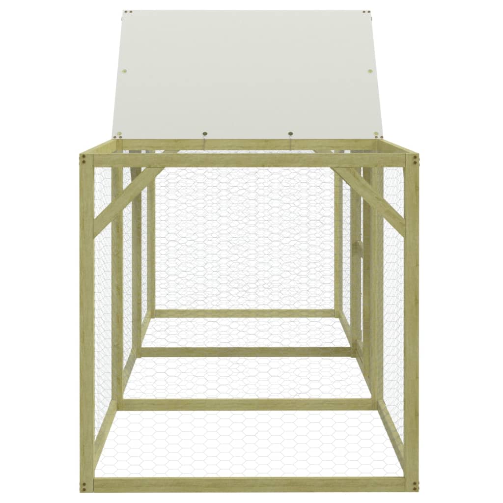 Hönshus 300x100x150 cm impregnerad massiv furu