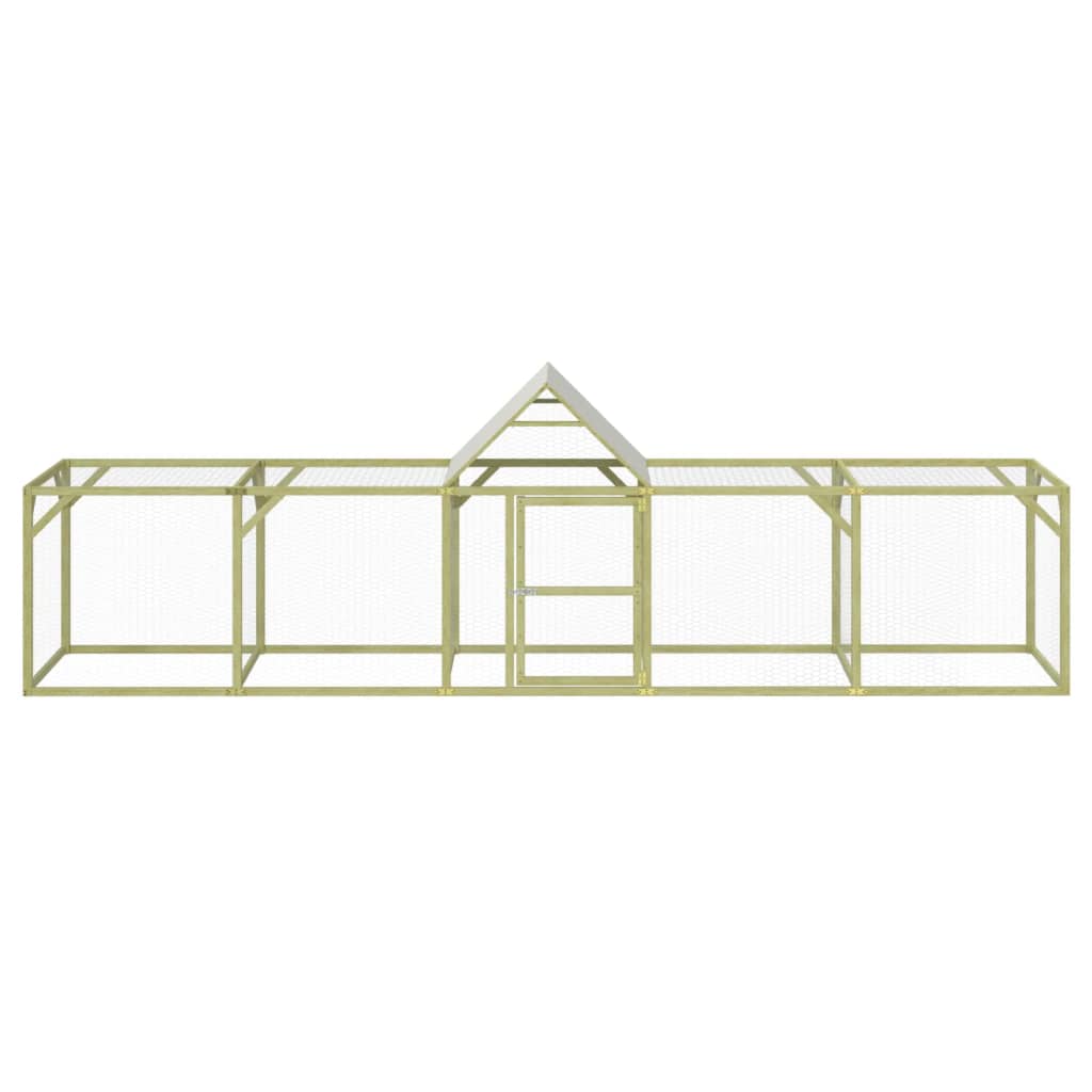 Hönshus 500x100x150 cm impregnerad massiv furu