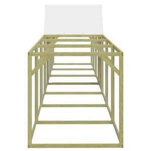 Hönshus 700x100x150 cm impregnerad massiv furu