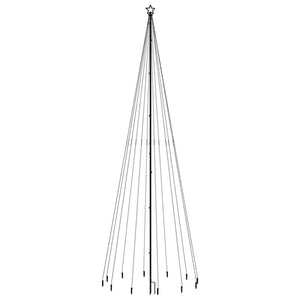 Julgran med markspett 732 färgglada lysdioder 500 cm