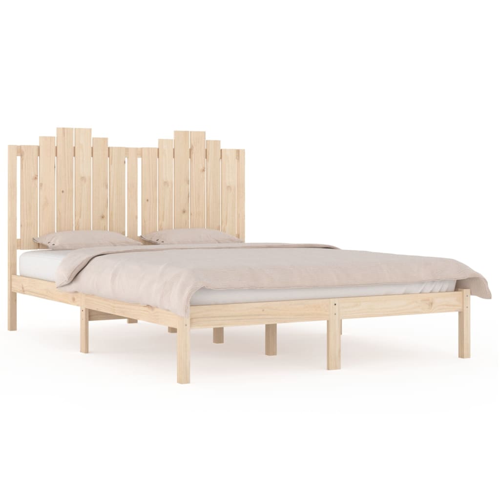 Sängram massiv furu 140x190 cm