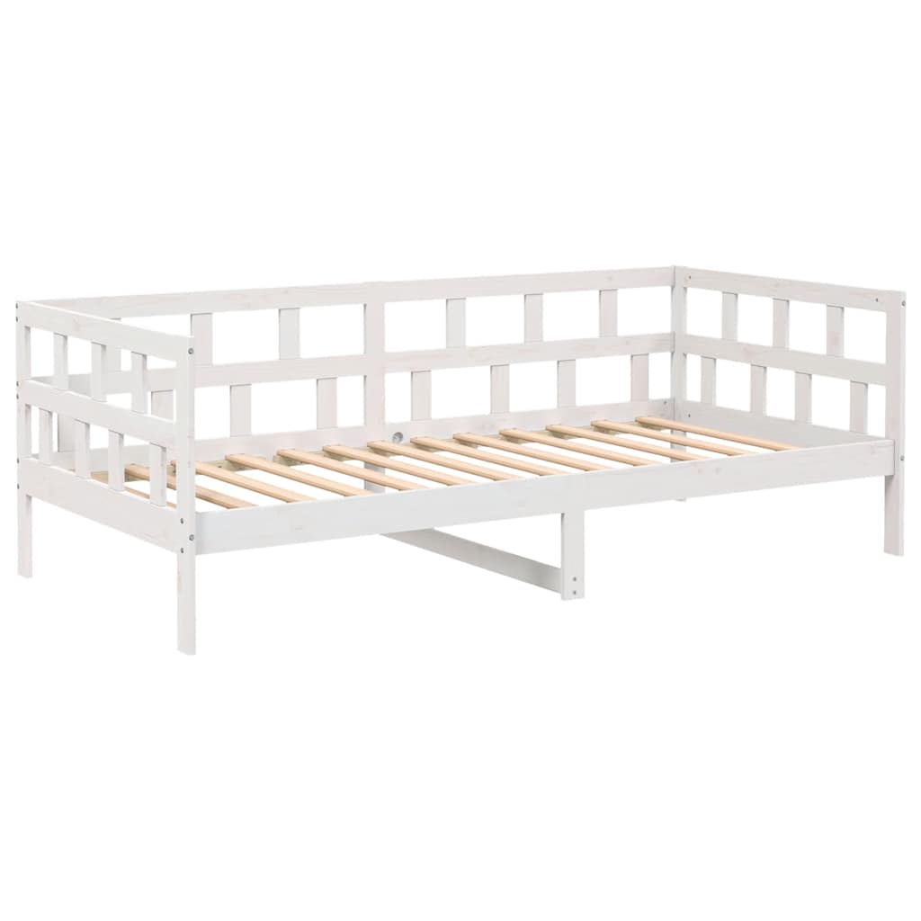 Dagbädd vit 80x200 cm massiv furu