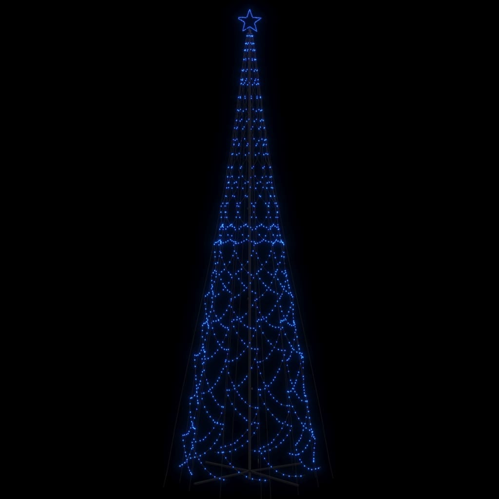 Julgranskon blå 3000 LEDs 230x800 cm