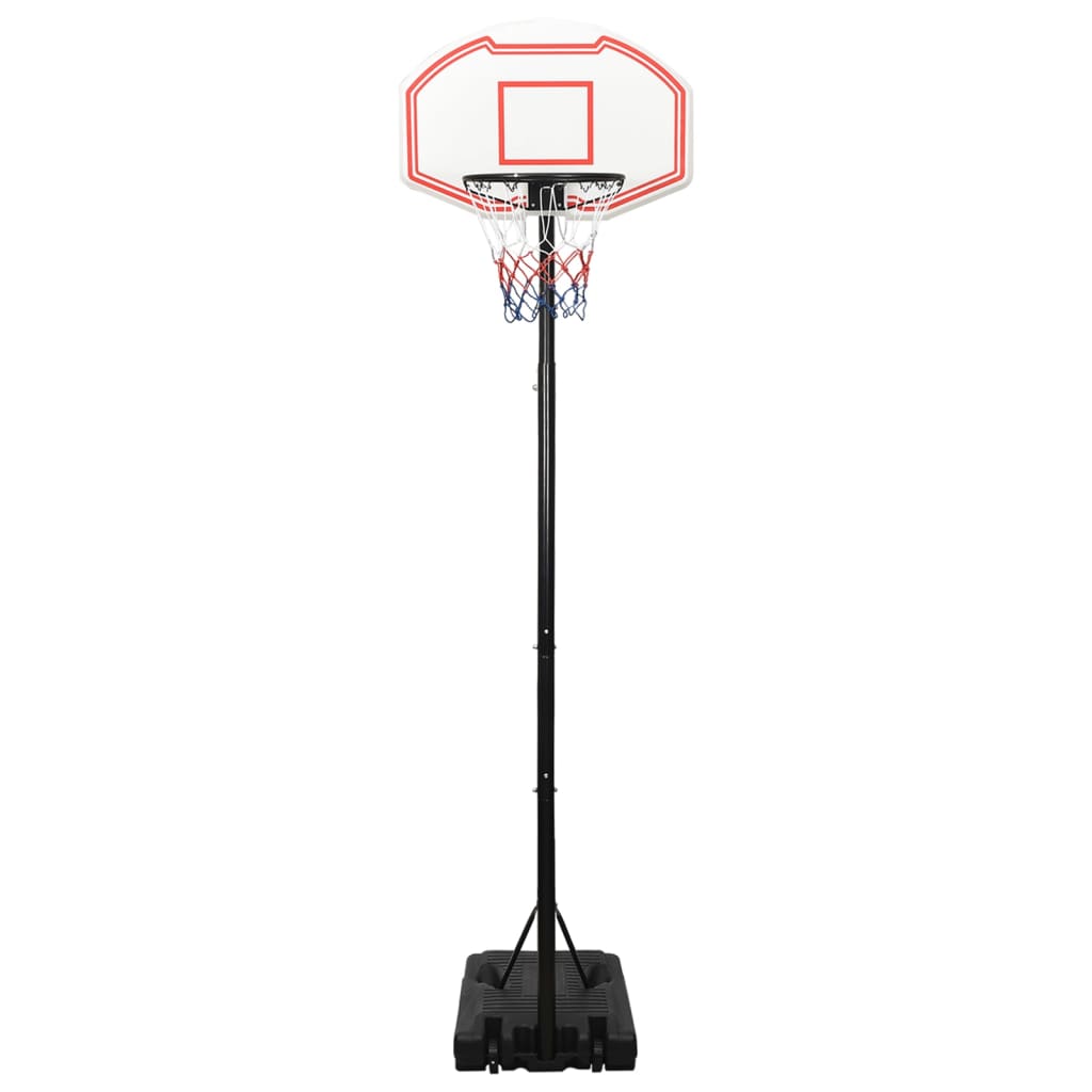 Basketkorg med stativ vit 282-352 cm polyeten