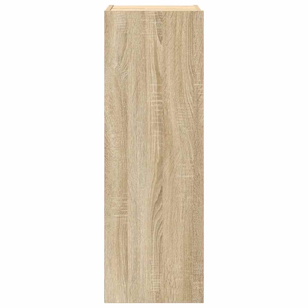 Tv-skåp 4 delar sonoma-ek konstruerat trä