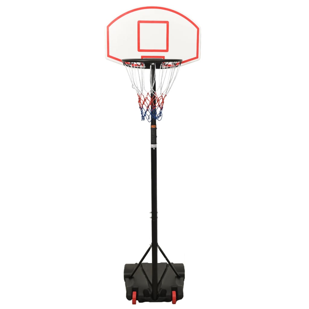 Basketkorg med stativ vit 216-250 cm polyeten