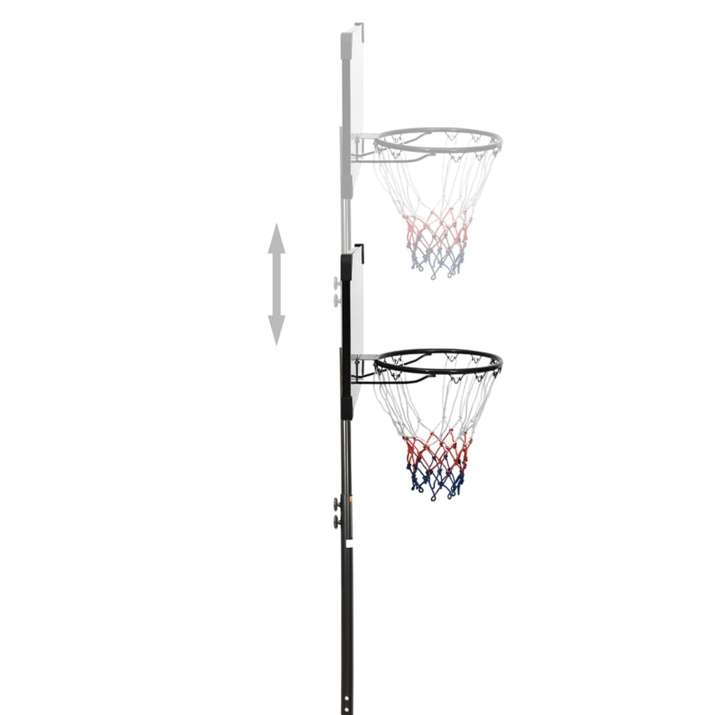 Basketkorg transparent 216-250 cm polykarbonat