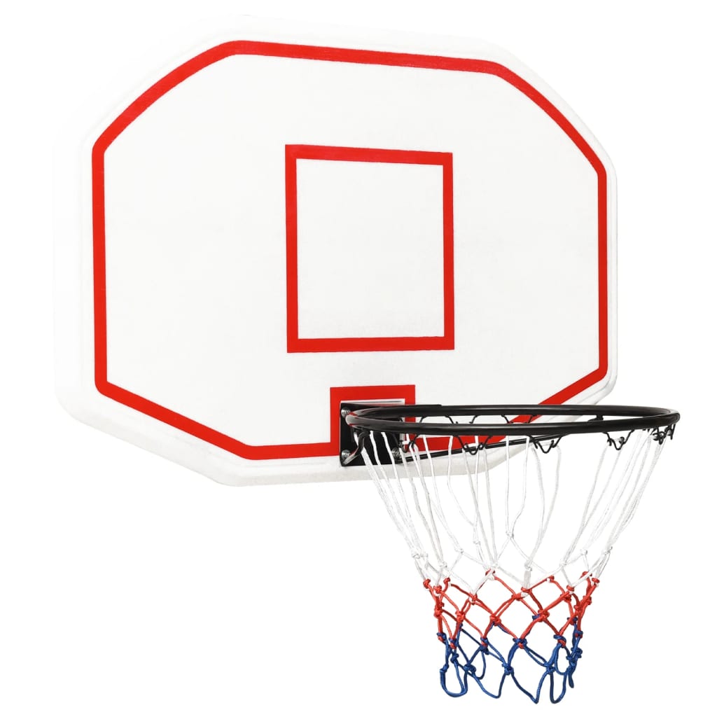 Basketplatta vit 109x71x3 cm polyeten