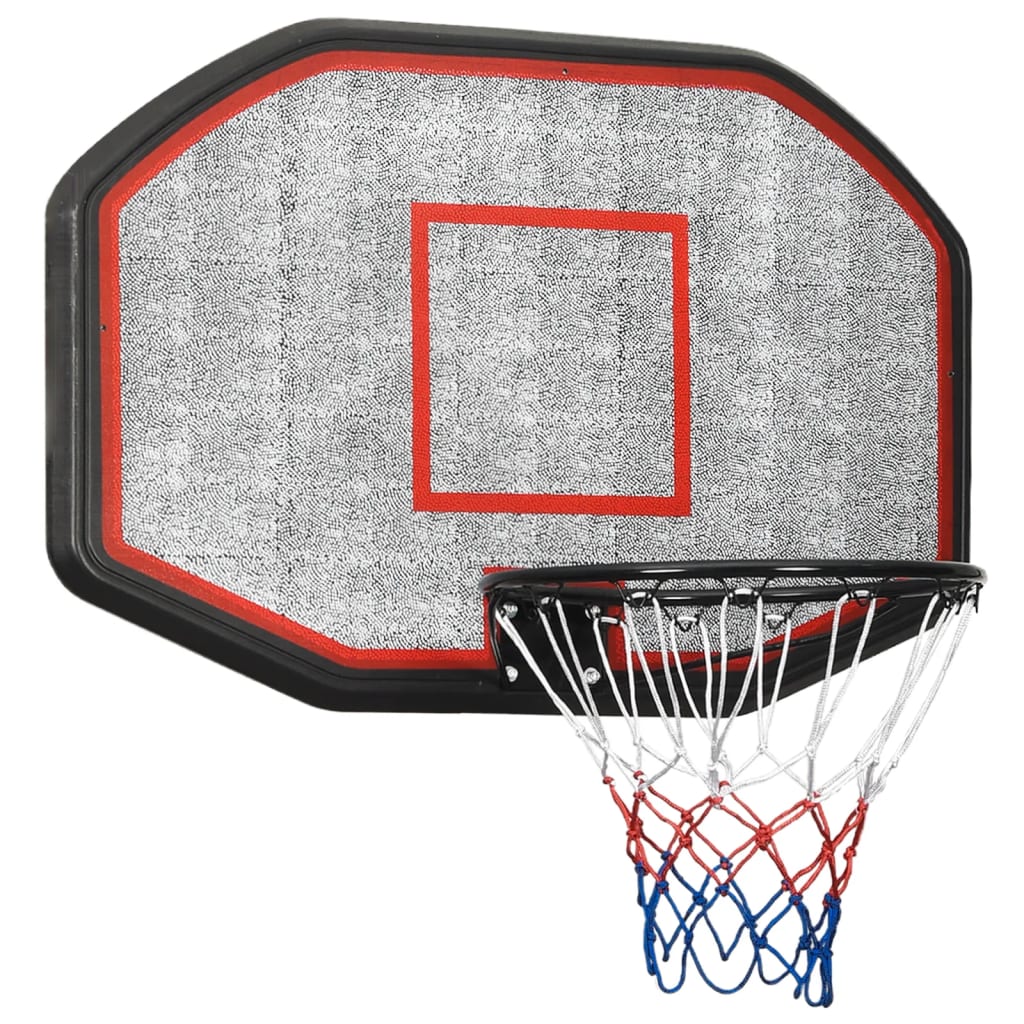 Basketkorg svart 109x71x3 cm polyeten