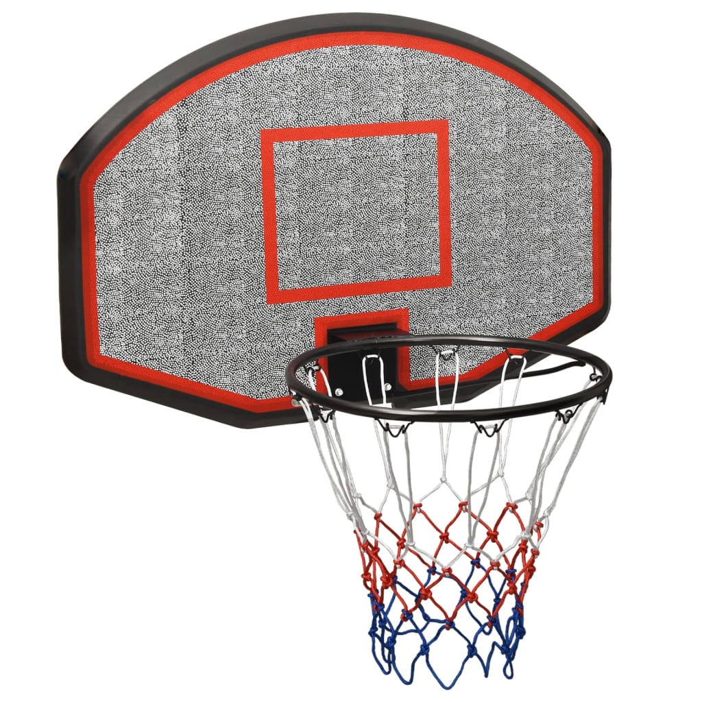 Basketkorg svart 90x60x2 cm polyeten