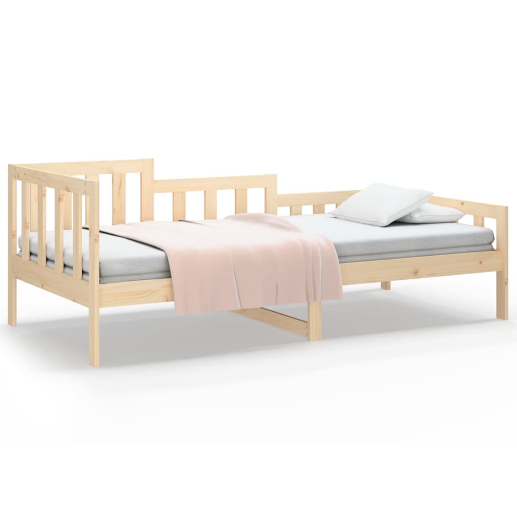 Dagbädd utan madrass 90x190 cm massiv furu