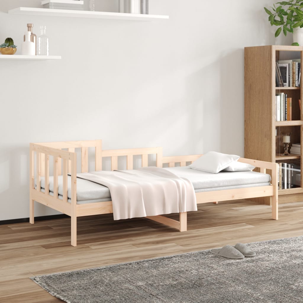 Dagbädd utan madrass 90x190 cm massiv furu