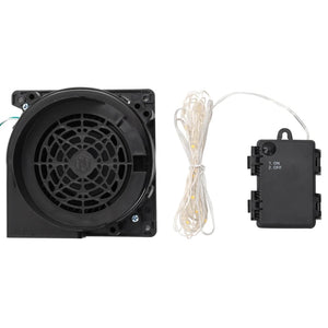 Uppblåsbar jultomte med LEDs 370 cm