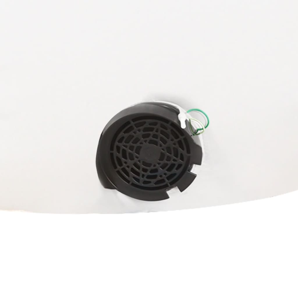 Uppblåsbar snögubbe med LEDs 370 cm