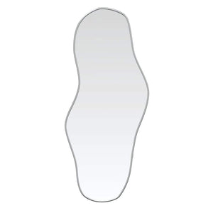 Väggspegel silver 80x35 cm