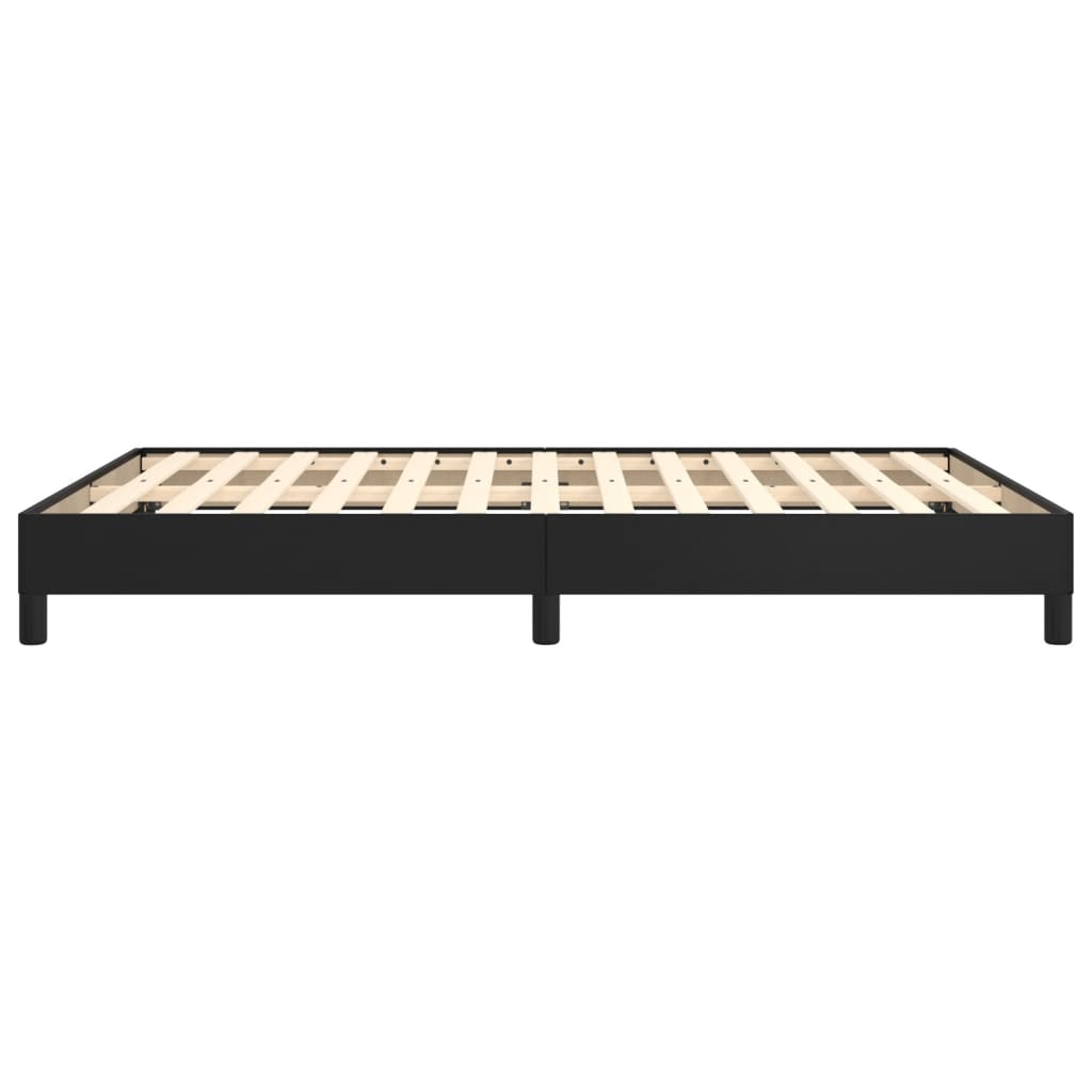 Sängram svart 140x200 cm konstläder