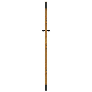 Trädgårdsgrind 85x200 cm cortenstål bambudesign