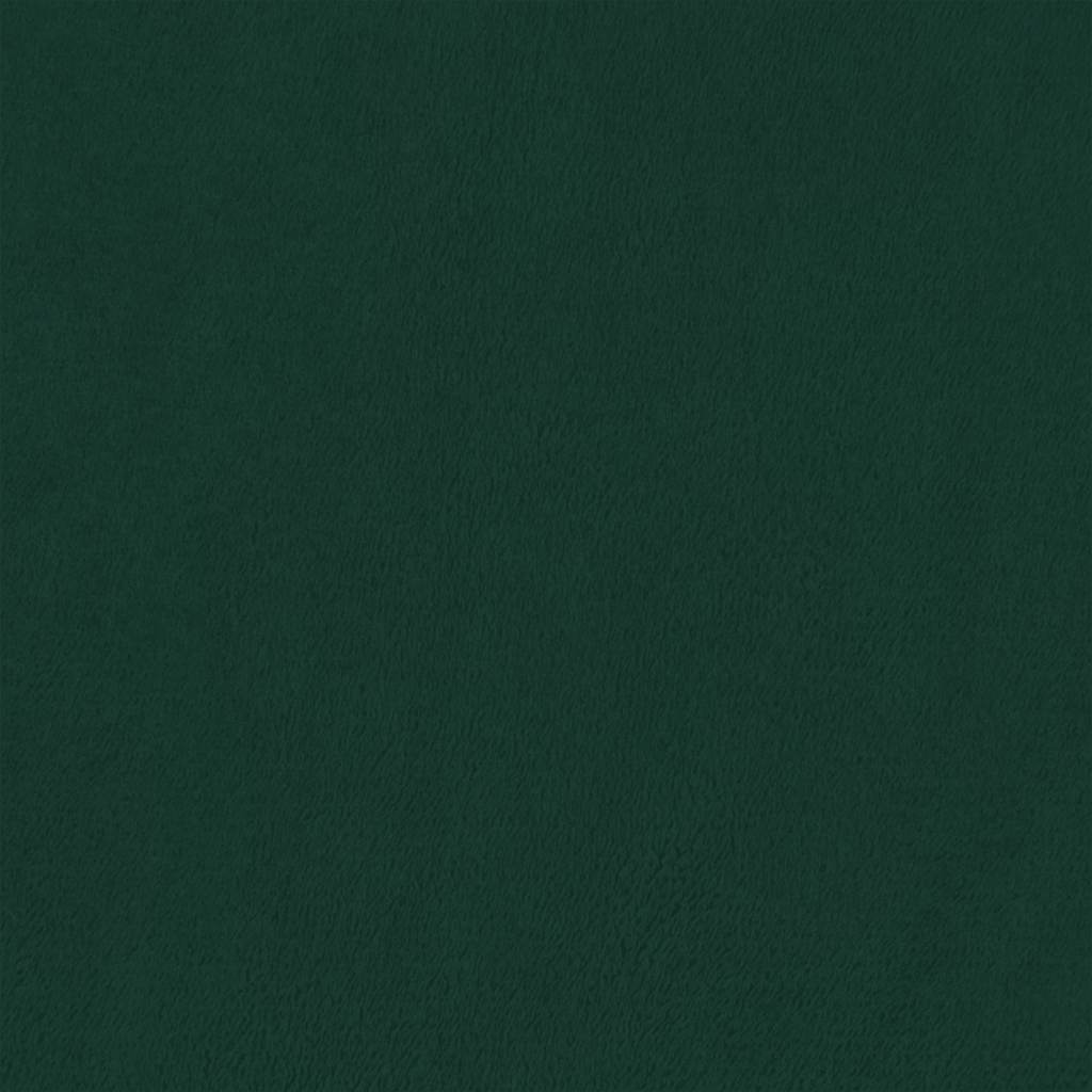 Ramsäng med madrass mörkgrön 200x200 cm sammet