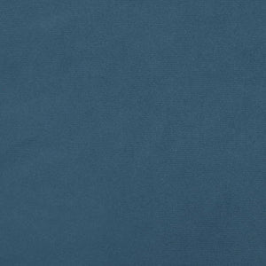 Sängram utan madrass mörkblå 140x200 cm sammet