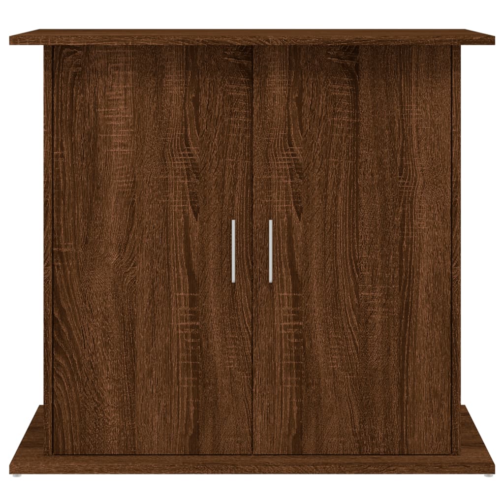 Akvariebänk brun ek 81x36x73 cm konstruerat trä