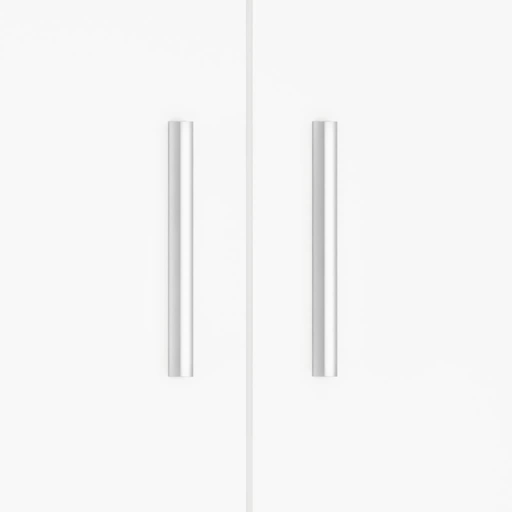 Akvariebänk vit 101x41x58 cm konstruerat trä