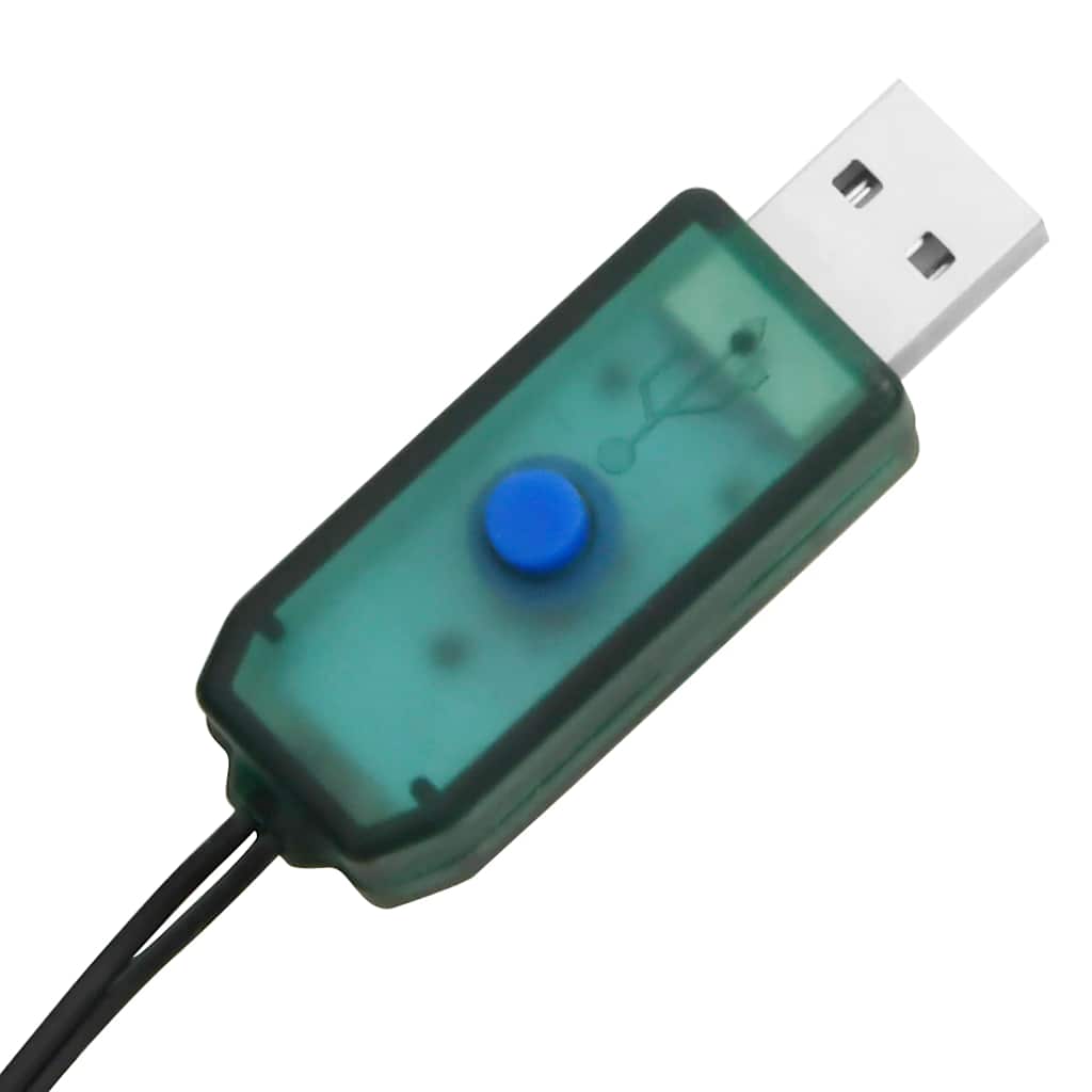 Belyst plastgran med 45 LEDs 90 cm