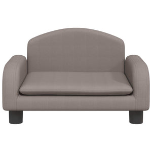 Barnsoffa taupe 50x40x30 cm tyg