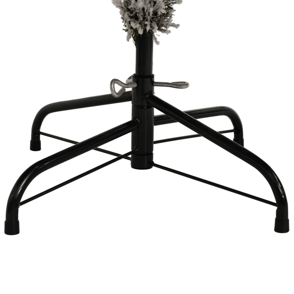 Plastgran med snö gångjärn 210 cm