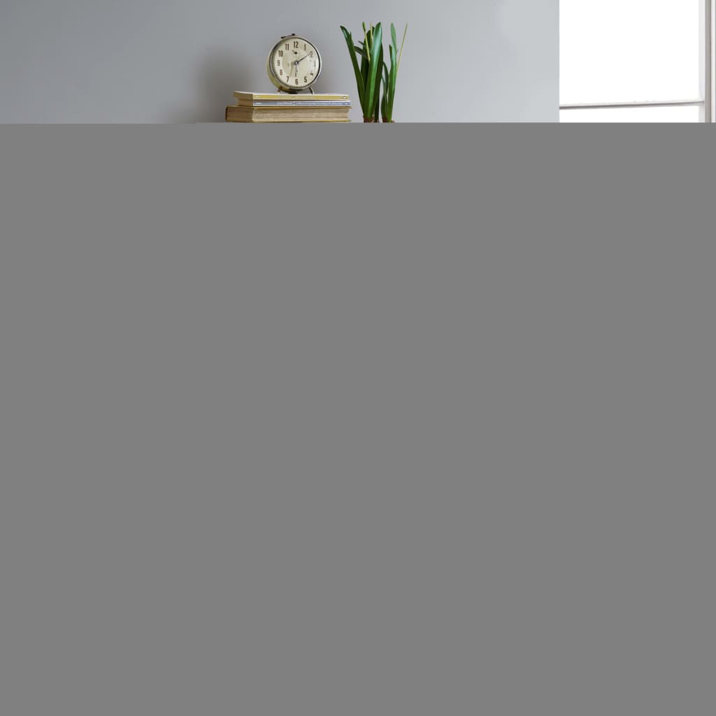 Skoskåp OTTA med 3 lådor brun&grå massiv furu