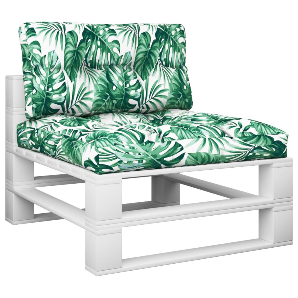 Palldynor 2 st bladmönster tyg