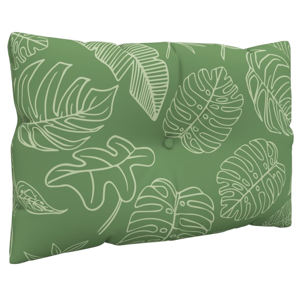 Dynor till pallsoffa 3 st bladmönster Oxford-tyg