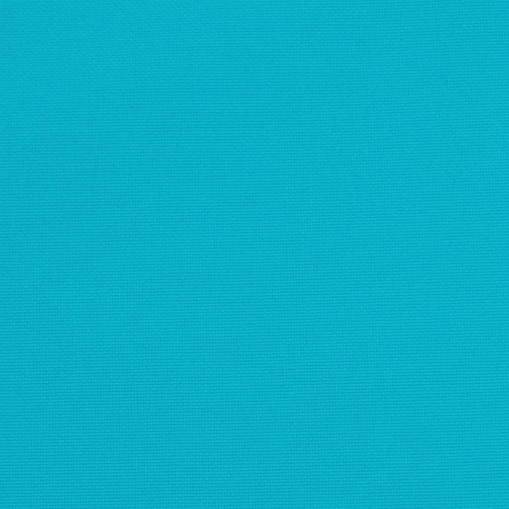 Stolsdynor för stolar med hög rygg 2 st turkos tyg