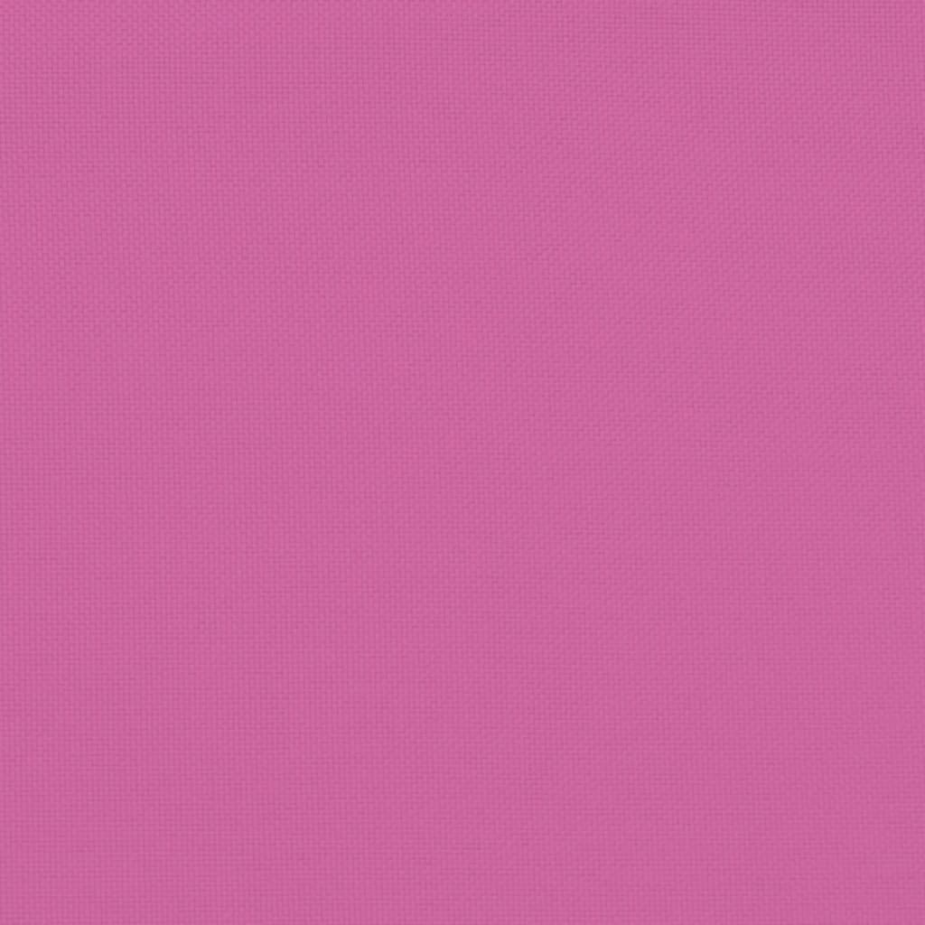 Stolsdynor för stolar med låg rygg 2 st rosa tyg