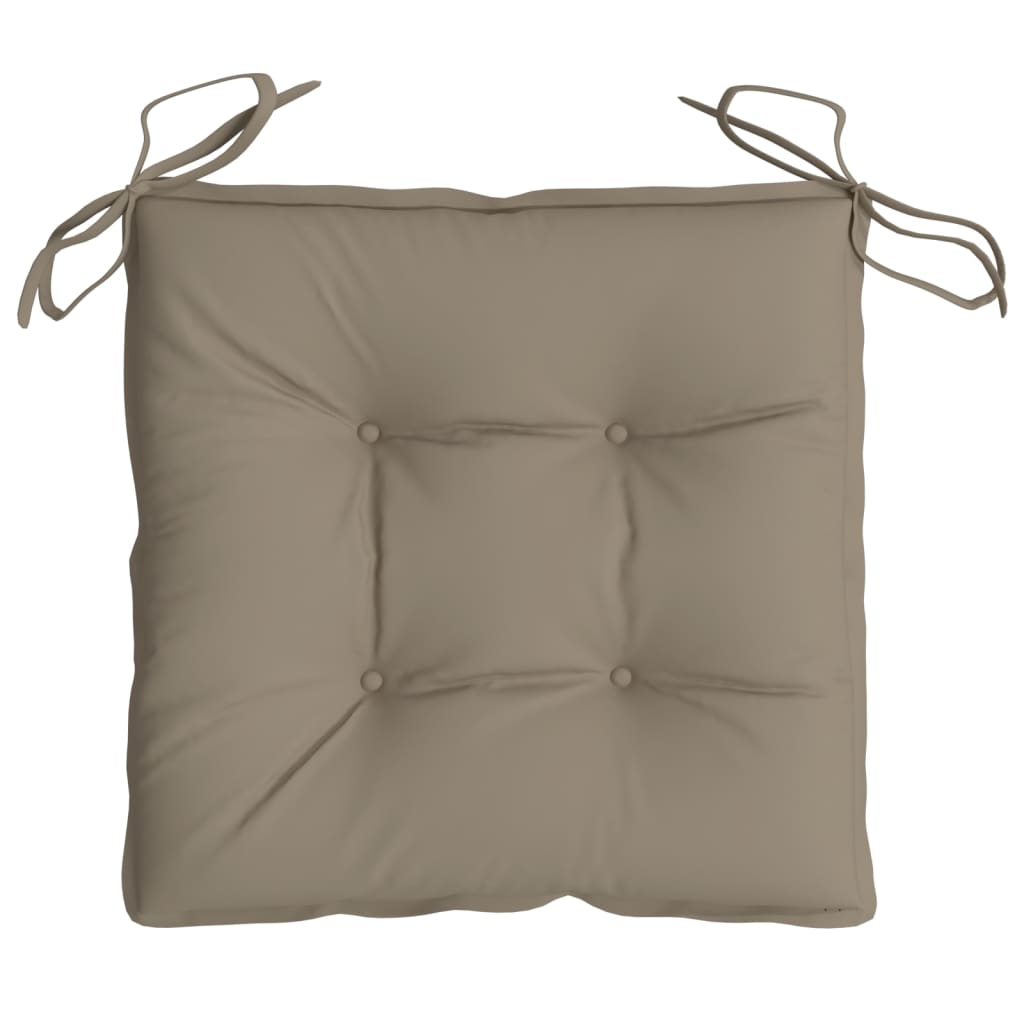Palldynor 4 st taupe 50x50x7 cm oxfordtyg