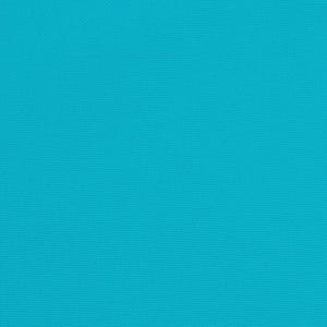 Bänkdynor 2 st turkos 120x50x7 cm tyg