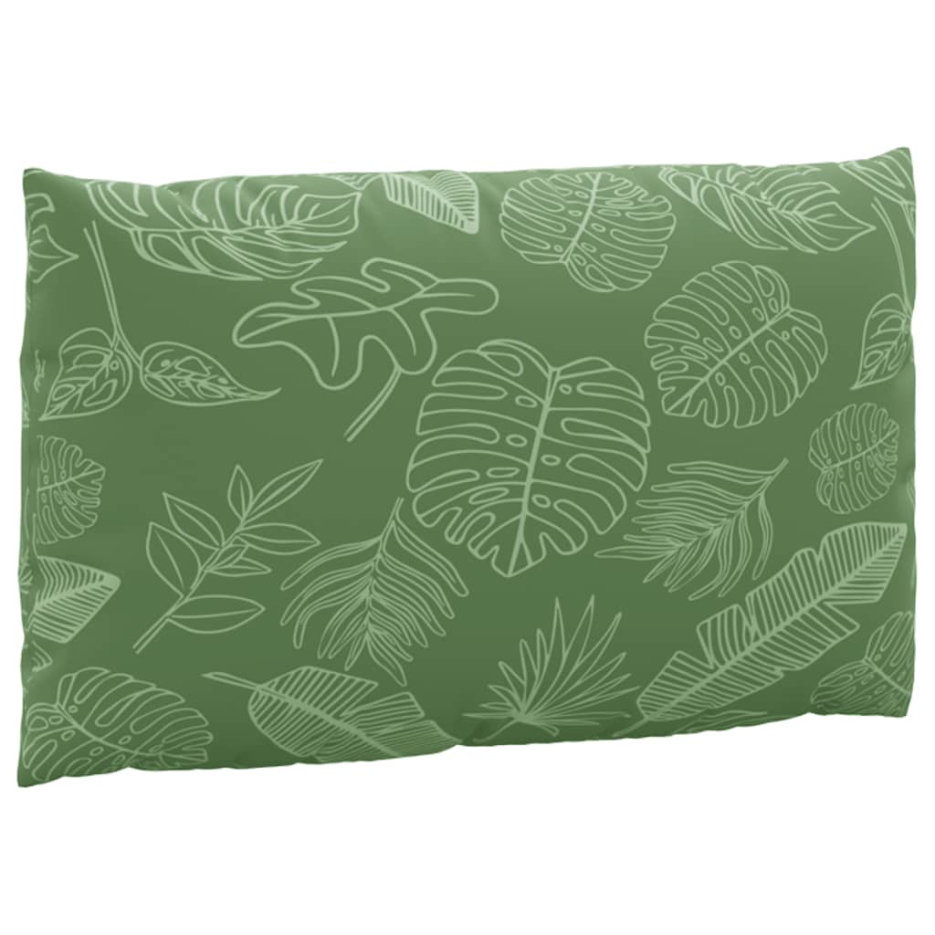 Dynor till pallsoffa 3 st bladmönster Oxford-tyg