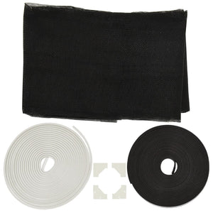 Magnetiskt insektsnät för fönster vit 120x140 cm