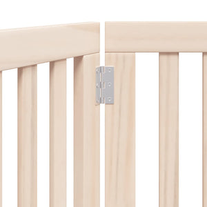 Hundgrind hopfällbar 3 paneler 150 cm poppelträ