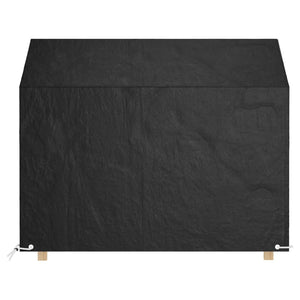 Överdrag för utomhusbänk 2st 8 ölj. 160x70x70/88 cm polyeten