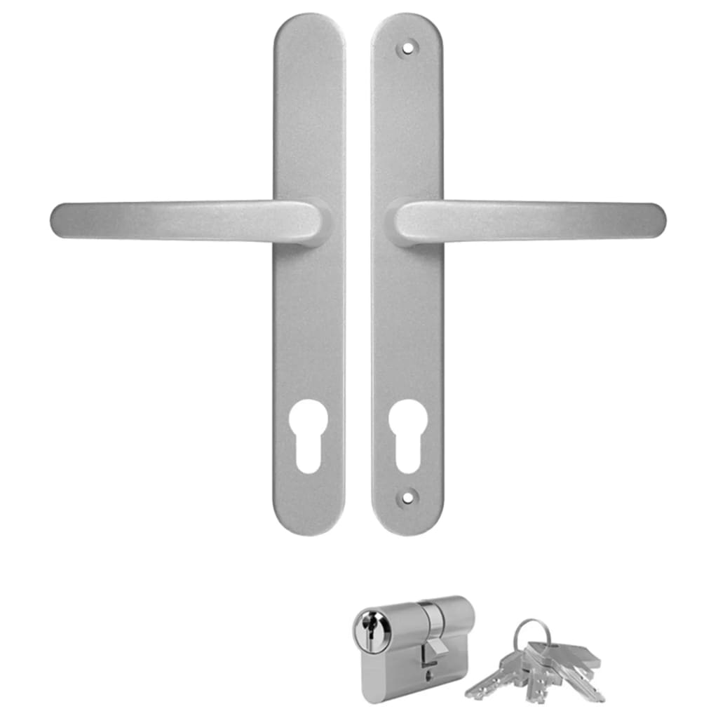 Ytterdörr vit 98x200 cm PVC