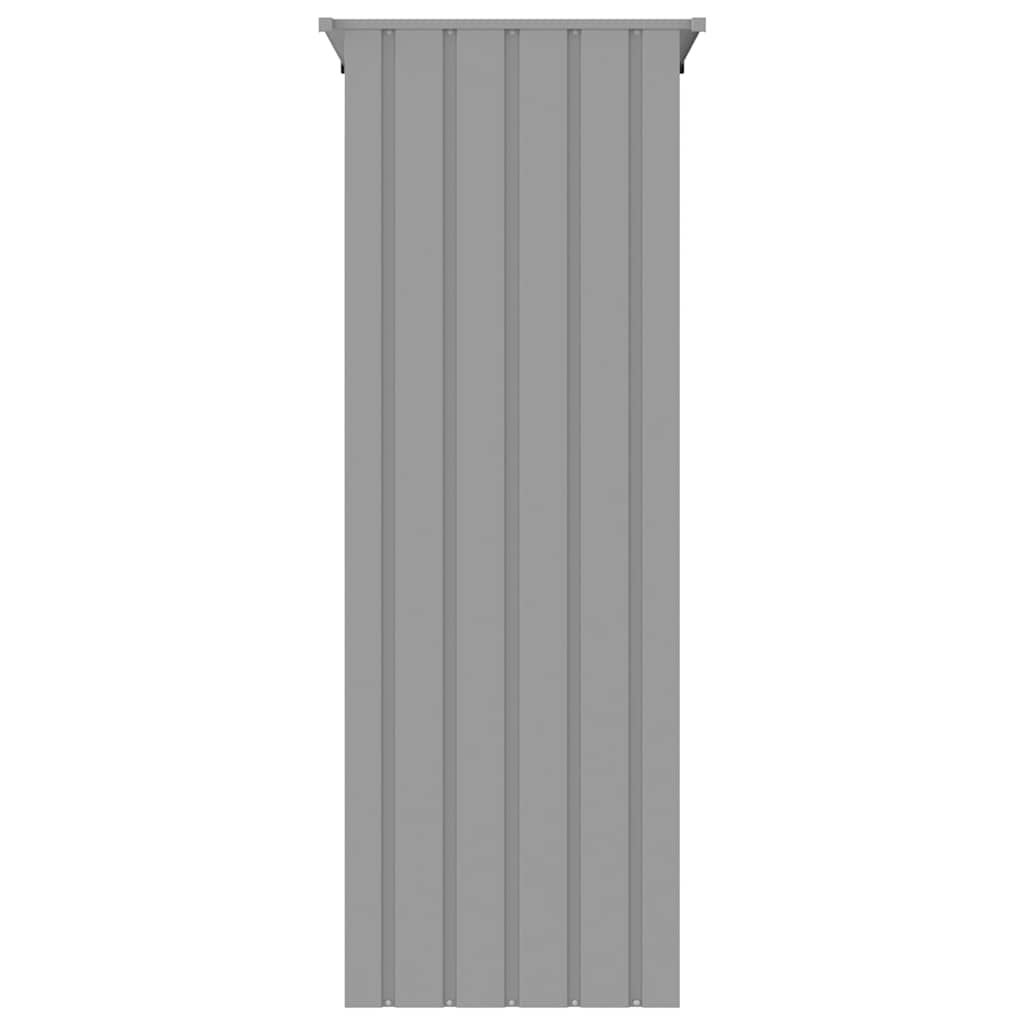 Fågelbur grå 115x78x200 cm galvaniserat stål