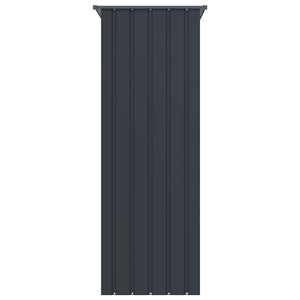 Fågelbur antracit 215x78x200 cm galvaniserat stål