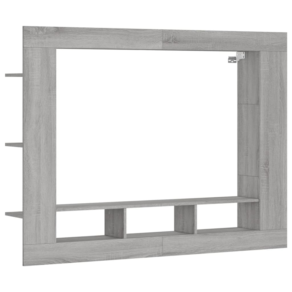 Tv-hylla sonoma-ek 152x22x113 cm konstruerat trä