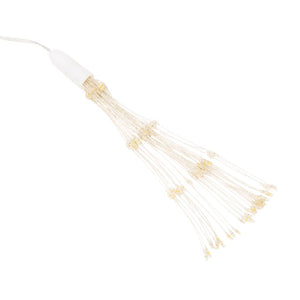 Julbelysning 2 st 140 LED blå 17 cm