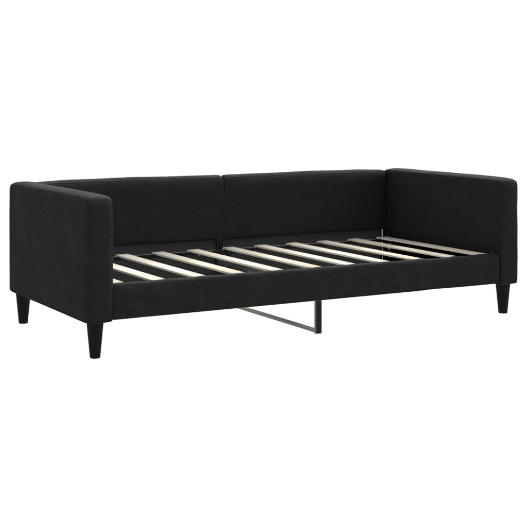Dagbädd svart 90x190 cm tyg