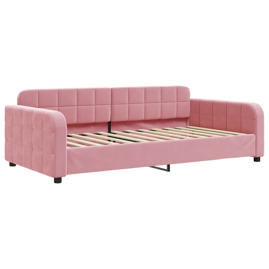 Dagbädd rosa 100x200 cm sammet