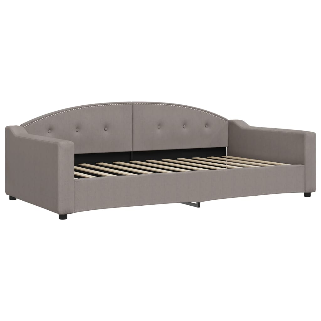 Dagbädd taupe 100x200 cm tyg
