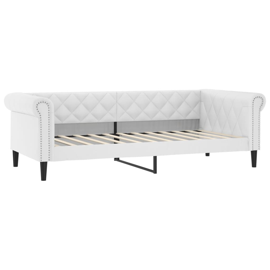 Dagbädd vit 80x200 cm konstläder