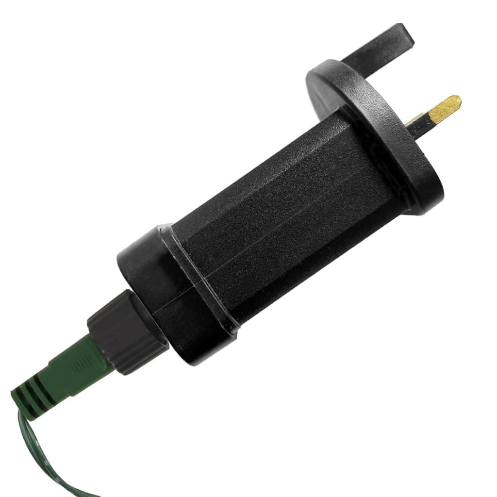 LED-julgran på flaggstång 1534 lysdioder varmvit 500 cm