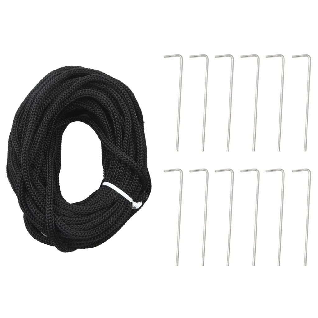 LED-julgran på flaggstång 1534 lysdioder varmvit 500 cm